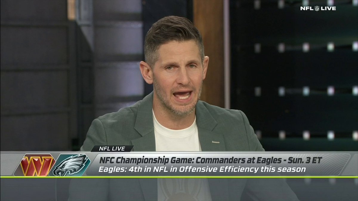 "If I was Philadelphia I'd play this game on the sidewalk." 😳 Dan Orlovsky explains how the Eagles can elevate their run game against the Commanders in the NFC Championship game 👀