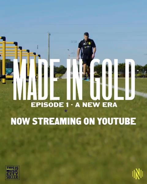 A new era. Nashville SC 2.0. Chapter 6. Watch Episode 1 of Made in Gold now on YouTube: