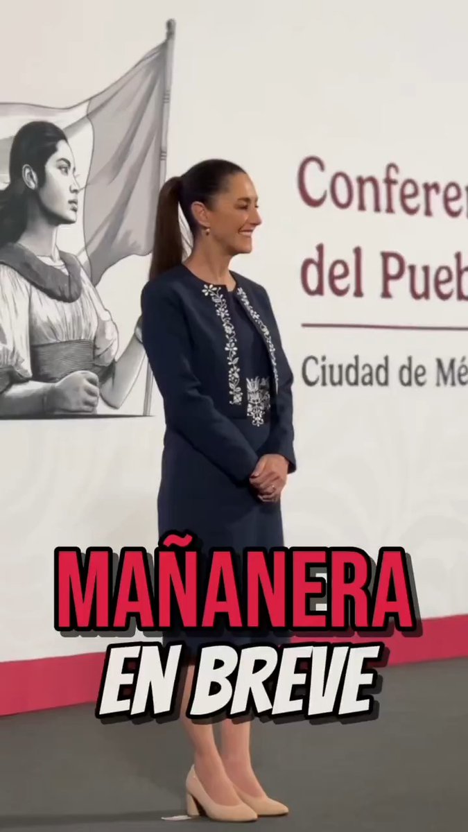 La #MañaneraEnBreve de la presidenta Claudia Sheinbaum Pardo: 🙌 Reconocimiento a migrantes mexicanos. 🕊️ Diálogos con Estados Unidos para construir la paz. 🇲🇽🇺🇸 Colaboración bilateral en materia de seguridad.