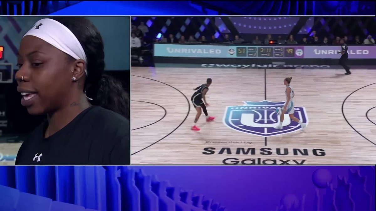 .Taylor Rooks asks Arike Ogunbowale on why this game is so important #Unrivaled #TNTSports