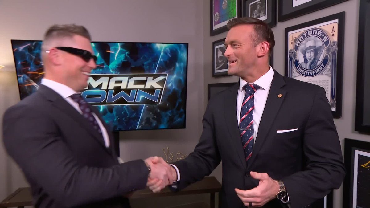 Welcome to #SmackDown, The Miz! Looks like The Miz won’t be escaping The Wyatt Sicks anytime soon... 😅