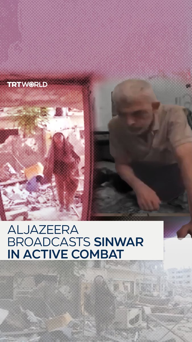 Al Jazeera has broadcast footage of the late Hamas commander Yahya Sinwar in the midst of battles, leading resistance fighters. The video shows him directing multiple operations against Israeli army in Rafah, southern Gaza.