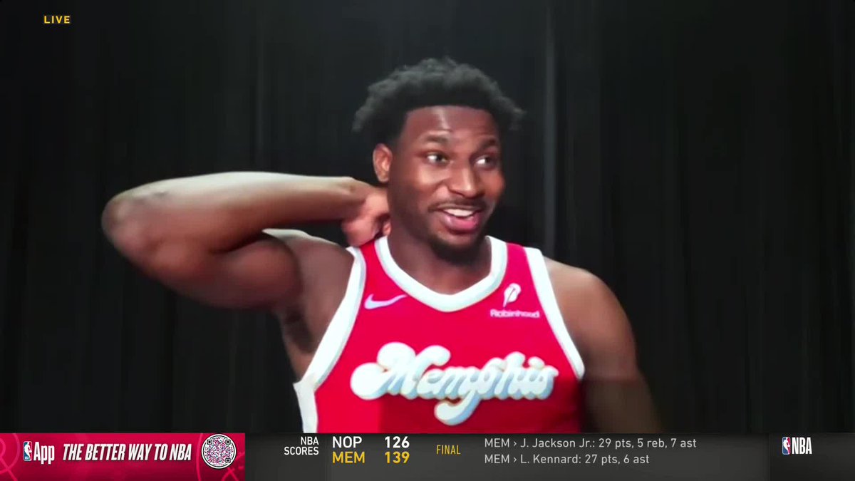 "100%" 😤 Memphis Grizzlies Jaren Jackson Jr.'s response to if he thinks they can come out of the West and compete for the championship 🏆