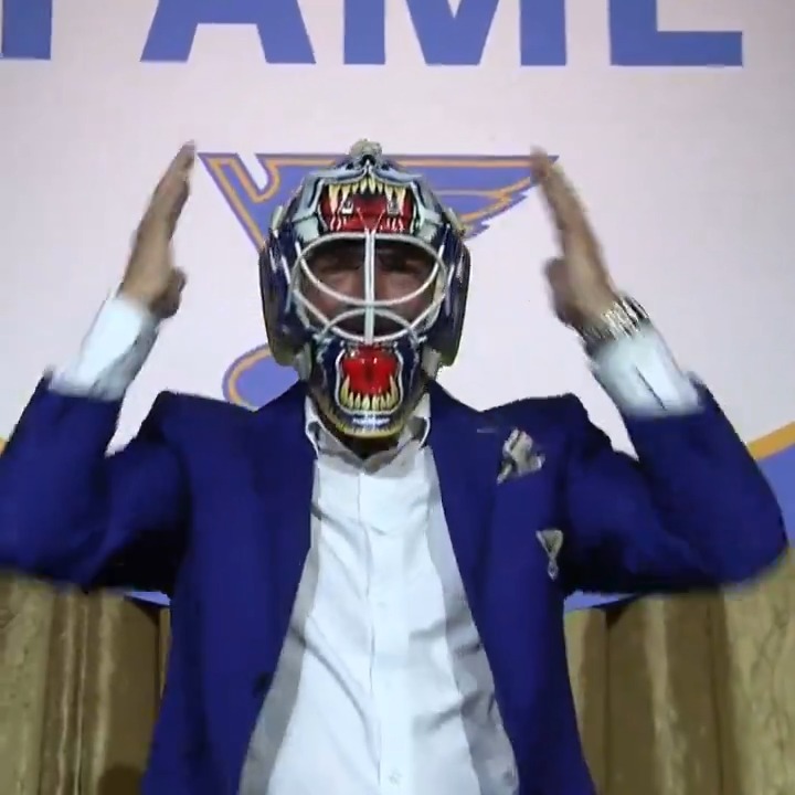 Curtis Joseph finally shares the story behind one of the most iconic masks in NHL history. #stlblues | First Community