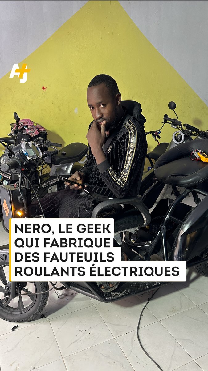 Cet autodidacte sénégalais crée des fauteuils roulants électriques pour les personnes à mobilité réduite.