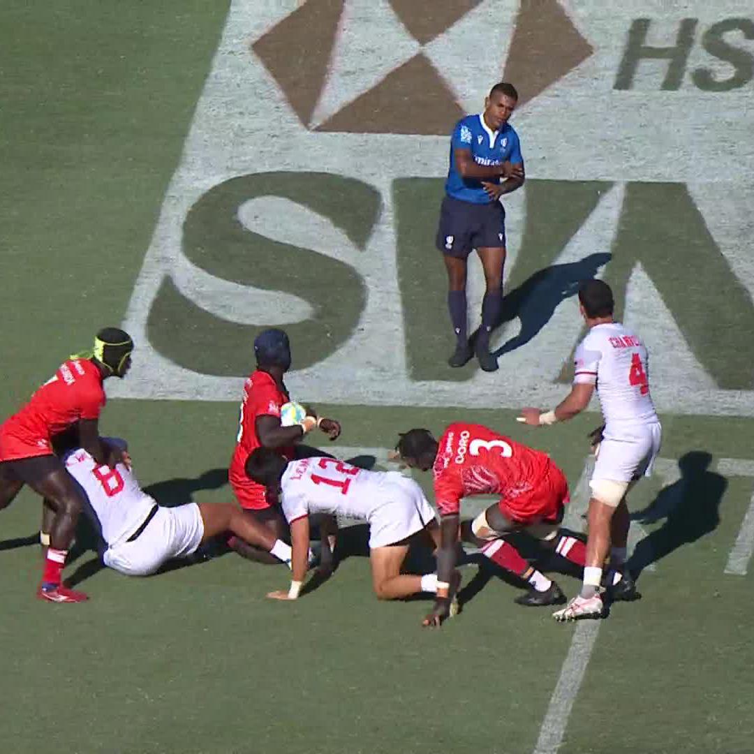 Have you ever seen a try like this? 🤪😂 #HSBCSVNS | #HSBCSVNSPER | Kenya Rugby