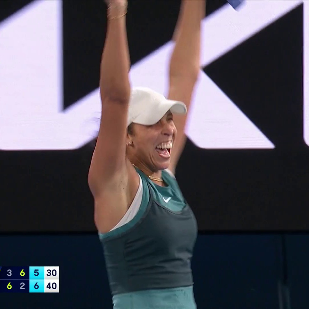 Madison Keys is Australian Open champion! 🏆 What a moment for the 29-year-old American, who wins her 𝗺𝗮𝗶𝗱𝗲𝗻 Grand Slam title! 👏 #AusOpen
