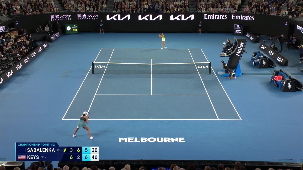 The Keys to victory! Madison Keys caps an incredible fortnight with a breakthrough Grand Slam title! She beats Collins, Rybakina, Svitolina, Swiatek and Sabalenka to claim the crown. Wide World of Sports • ESPN • @eurosport • WOWOWテニス • #AusOpen • #AO2025