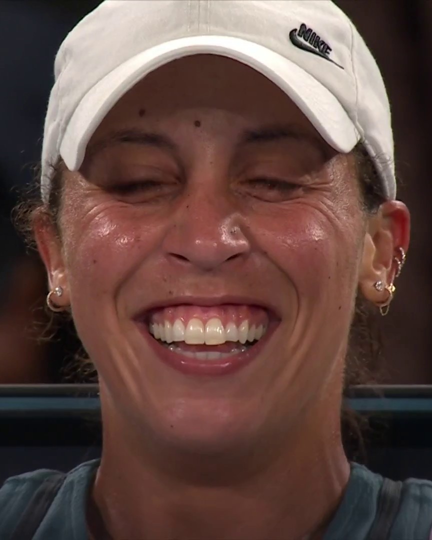 Crying. Laughing. Happiness. Madison Keys is experiencing all the emotions following her dream Melbourne moment 🤩 #AusOpen