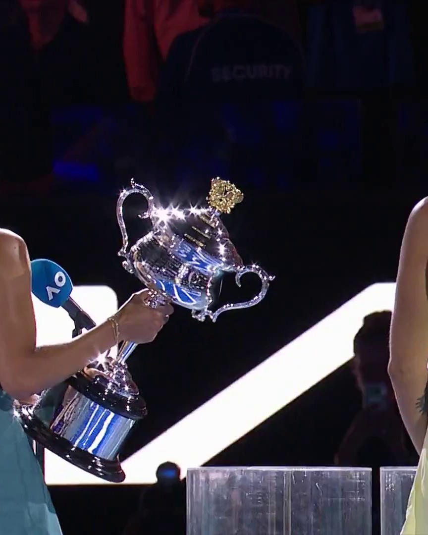 WHAT DREAMS ARE MADE OF! 🏆 Madison Keys is a Grand Slam champion ❤️ #AusOpen