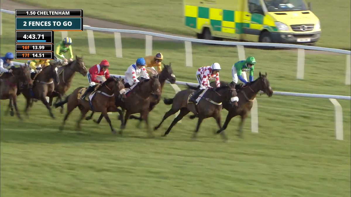 THAT IS WHAT YOU CALL A BATTLE ๐ก๏ธ Moon D'Orange & Grandeur d'Ame produce a nailbiting finish, but it's the former who wins the Betfair Exchange Handicap Chase ๐ #ITVRacing | CheltenhamRacecourse | Sean Bowen | John McConnell Racing