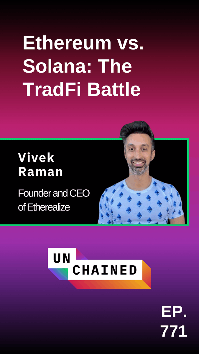 According to Vivek Raman, 🌉 Solana’s big pitch falls short. 🫠 Does Wall Street want Ethereum’s economic zones and L2 flexibility—not a one-size-fits-all layer? 👀 🎧 Listen now: