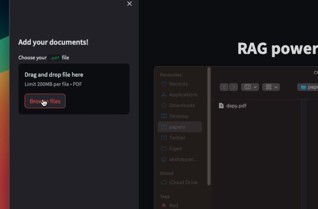 10. RAG app using DeepSeek-R1 (100% local)