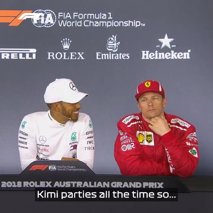 This classic Lewis x Ferrari banter 👊👀 #F1