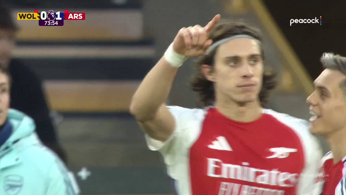 RICCARDO CALAFIORI SUPPLIES A PERFECT FINISH FOR ARSENAL! 📺 Peacock | #WOLARS