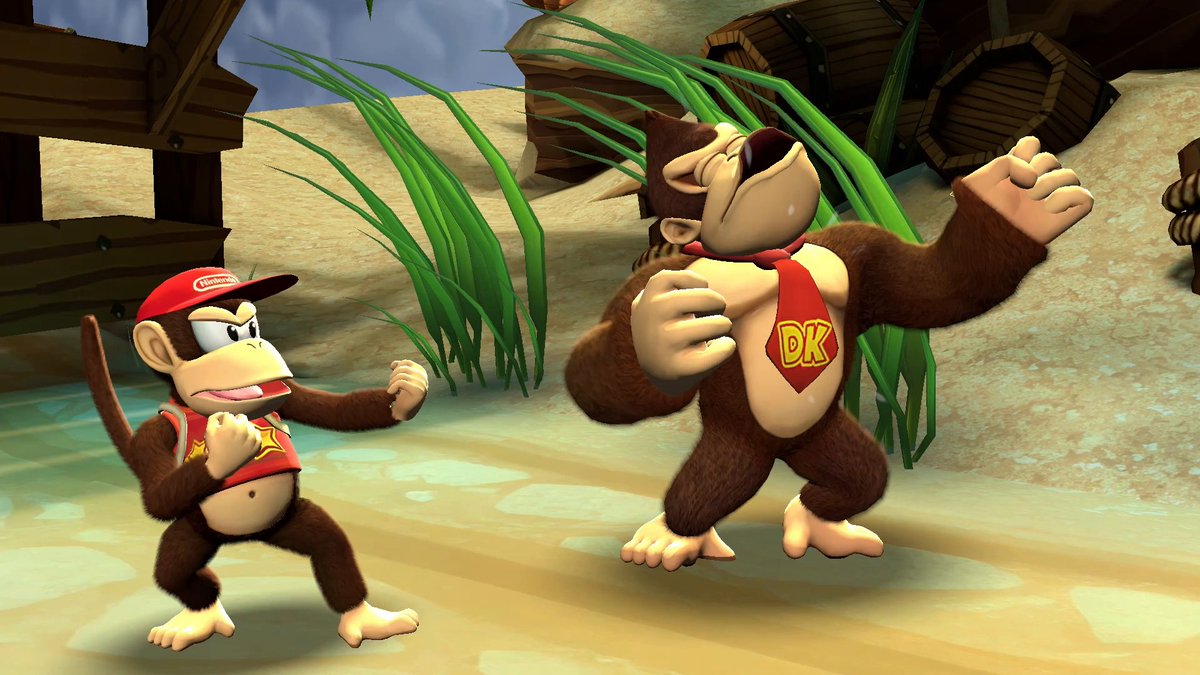 Time to team up for double the fun in #DonkeyKong Country Returns HD! Share with a friend who'll help you bring home the banana hoard! 🍌