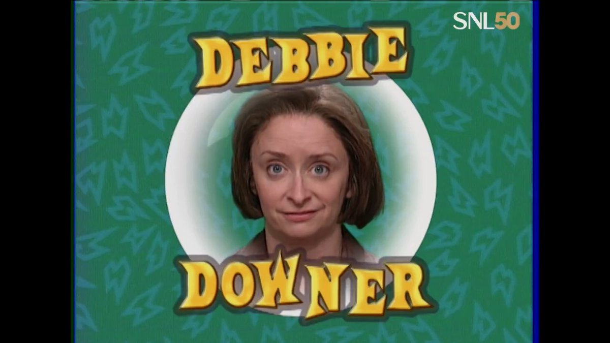 Debbie Downer (Rachel Dratch) kills the vibe for her family’s trip to Disney World. #SNL50 Original Air Date: 05/01/2004