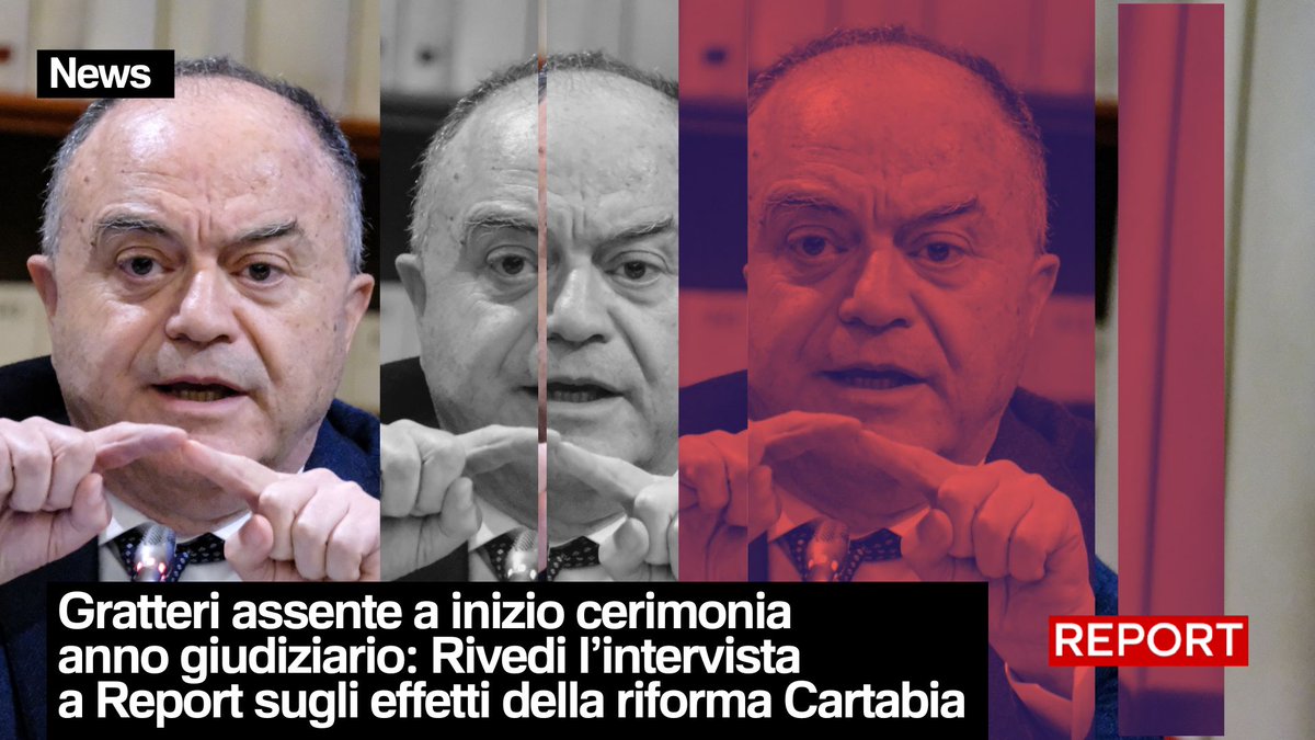 Alla cerimonia di inaugurazione dell'anno giudiziario il procuratore capo di Napoli Gratteri non si è presentato. Noi lo avevamo intervistato a giugno del 2022: era stato uno dei magistrati più critici sugli effetti della riforma Cartabia. Rivedi: