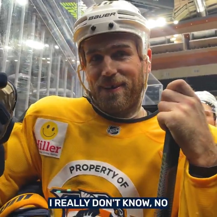 Asking some hard hitting questions 🤯 🍗 #Preds x Kroger