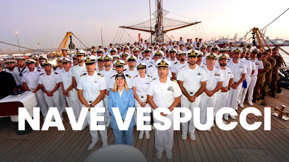 Oggi a Gedda ho avuto il piacere e l’onore di portare il saluto dell’Italia all’equipaggio dell’Amerigo Vespucci, la storica nave della Marina Militare italiana impegnata nel suo tour mondiale. Una straordinaria impresa che porta lustro alla nostra Nazione e ci rende profondamente orgogliosi. Viva la Marina Militare, viva l’Amerigo Vespucci, viva l’Italia! 🇮🇹