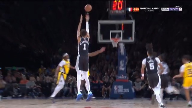 🏀 #NBA ☄️💥 Wemby du LOGO (du #NBAParis Game) !!! #NBAextra