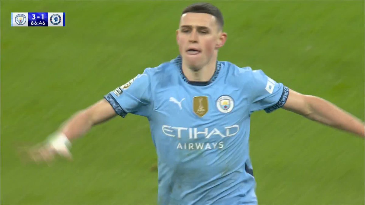 No mistakes from Phil Foden ๐ค