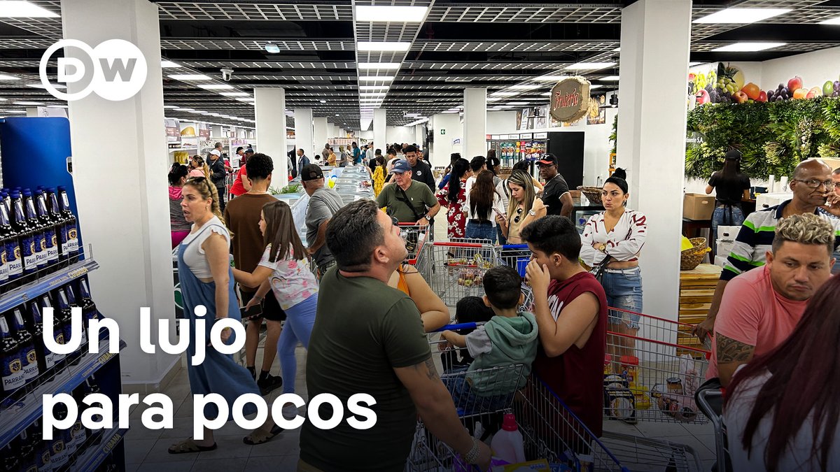 Nuevo supermercado en #Cuba acepta dólares Abrió en La Habana el primer supermercado en casi dos décadas que acepta #dólares estadounidenses en efectivo. La medida busca aliviar la situación de la economía cubana, que padece una escasez crónica de divisas. #EconomíaDW /rc
