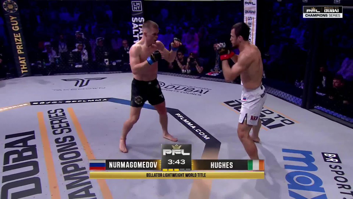 Usman Nurmagomedov steps on the gas pedal in the 3rd round! #RoadToDubai | LIVE NOW 🇺🇸 MAX 🇬🇧🇮🇪 DAZN 🇷🇺 OKKO