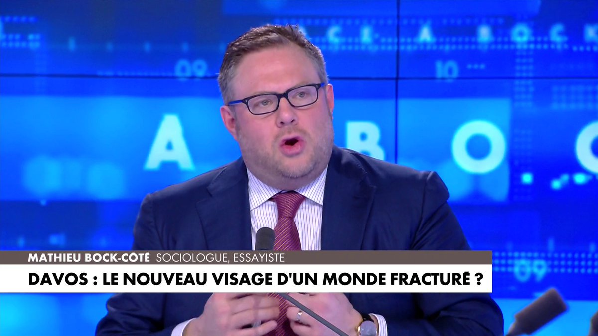 «Davos : ode à la mondialisation et à l'immigration ?» : l'édito de Mathieu Bock-Côté (Partie 2) dans #Facealinfo