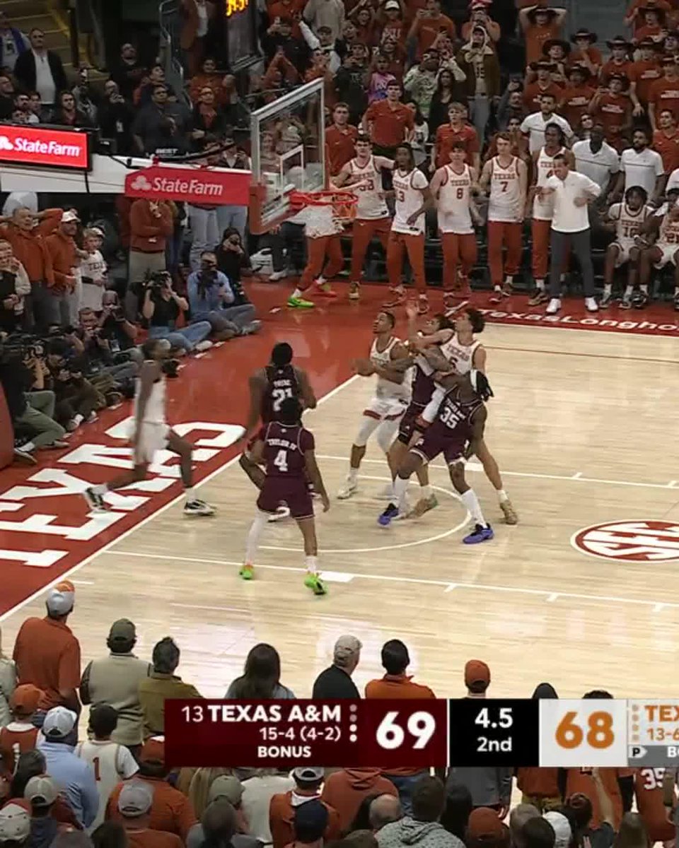 TEXAS COMPLETES THE 22-POINT COMEBACK VS RIVAL TEXAS A&amp;M 🤘