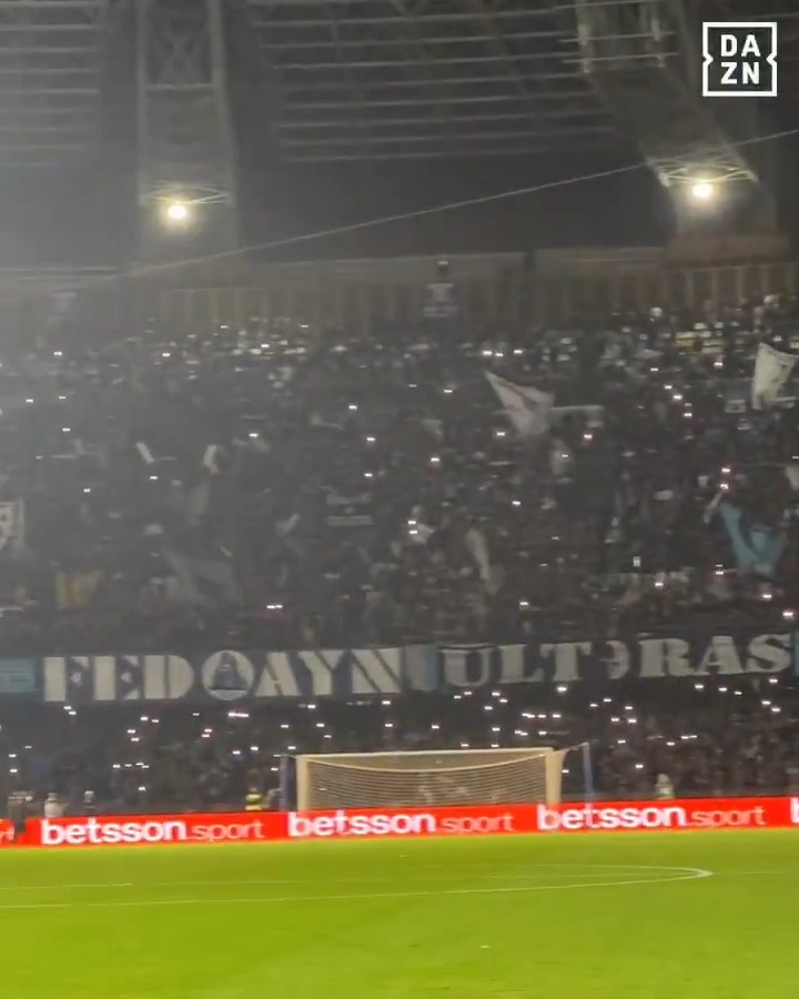 Napoli ‘nnammurata 🔊 BRIVIDI al Maradona 🏟️ #SerieAEnilive #NapoliJuve #Napoli #DAZN