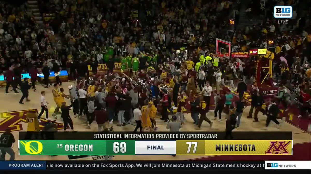 GOLDEN GOPHERS DEFEAT NO. 15 OREGON ‼️🚨 #B1GMBBall x Minnesota Men's Basketball