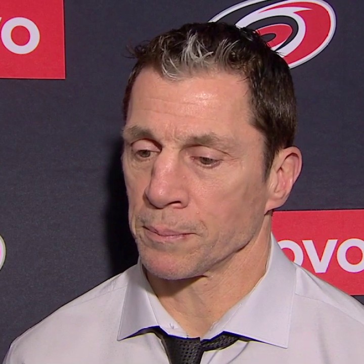 Rod Brind'Amour tells TrippTracy what excites him most about being able to start coaching Mikko Rantanen. #RaiseUp