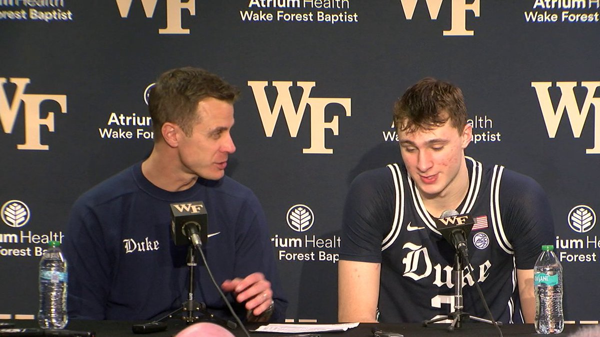 "Have you ever played zone?" - Jon Scheyer "Nope." - Cooper Flagg This interaction 😂