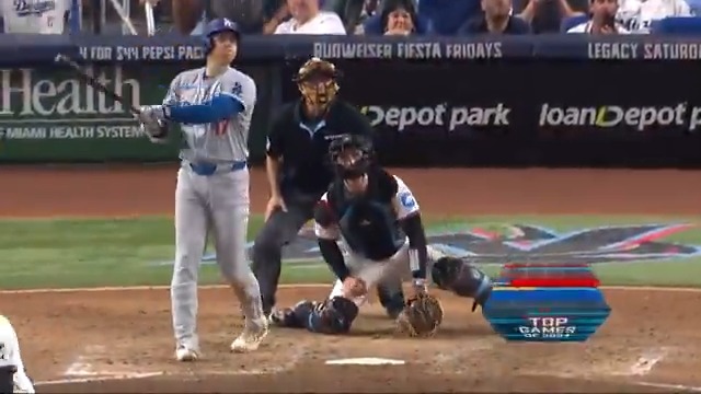 The Shohei Ohtani 50/50 game. Ohtani's 6-for-6, 3 HR, 2 2B, 10 RBI performance against the Marlins to become the first MLB player to record 50 HR and 50 SB is our #3 game from last season. 📺 "Top Games of 2024"
