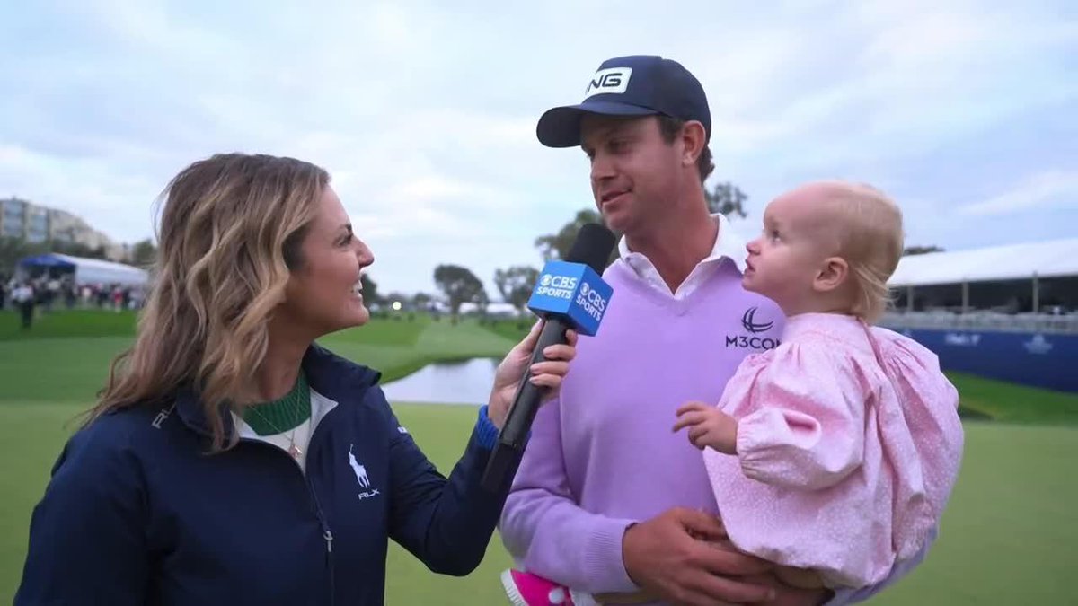 Harris English is a winner once again. He joins Amanda Balionis to reflect on his journey and his first win as a dad.