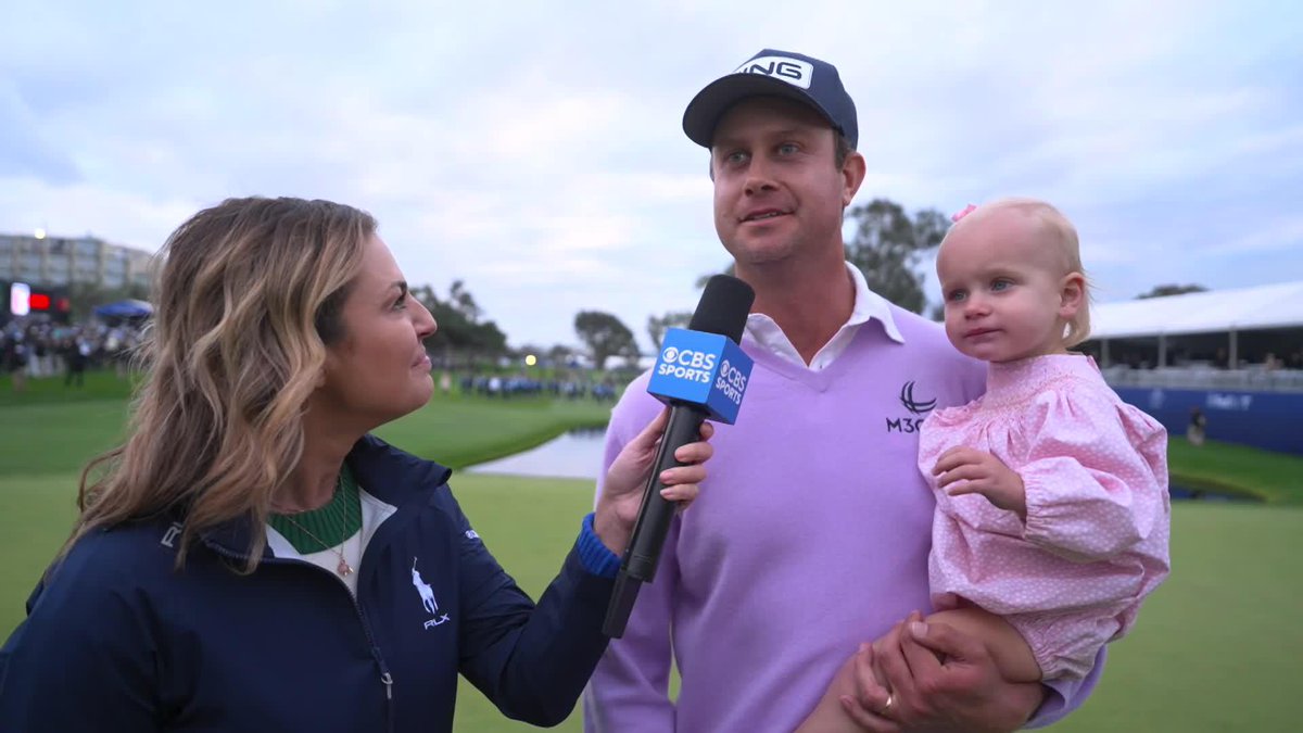 Soaking in the moment ❤️ From injuries to fatherhood, an emotional Harris English on his journey back to the winner's circle.