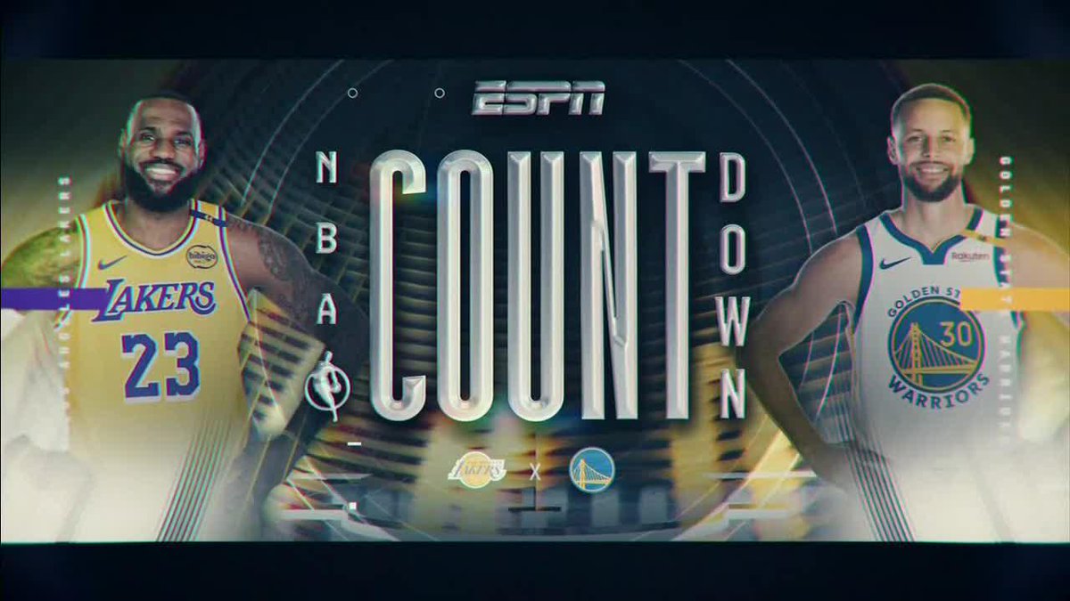 LEBRON VS. STEPH. The next chapter in their rivalry unfolds tonight on ABC and ESPN+ 🍿 | 8:30 PM ET #NBARivalsWeek