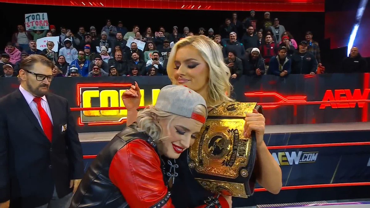 Toni Storm gets a hard lesson about meeting your idols... Watch #AEWCollision LIVE on TNT Drama & @SportsOnMax Art | #ToniStorm