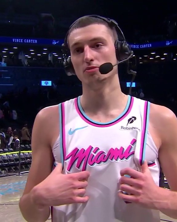 “I feel like we got enough talent... I think we're going to show people that we're worth watching.” Ok, Nikola Jovic. I’m sold 😭 (via HEAT on FanDuel Sports Network)