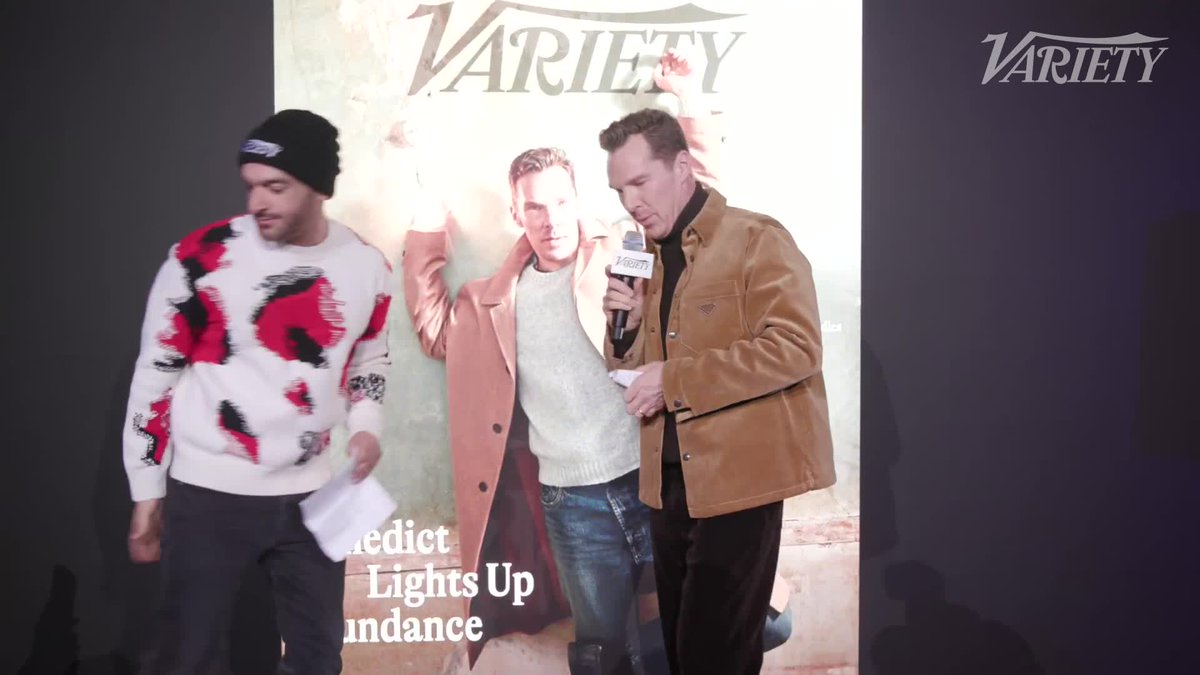 Benedict Cumberbatch, whose new film "The Thing With Feathers" premieres at Sundance on Saturday night, describes what compelled him to sign onto the project. | Variety Cover Party presented by United Airlines