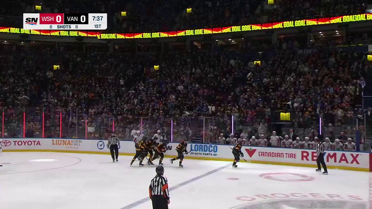 Quinn Hughes gets things started in Vancouver with a beauty! 🤩 📺: Sportsnet or stream on Sportsnet+ ➡️