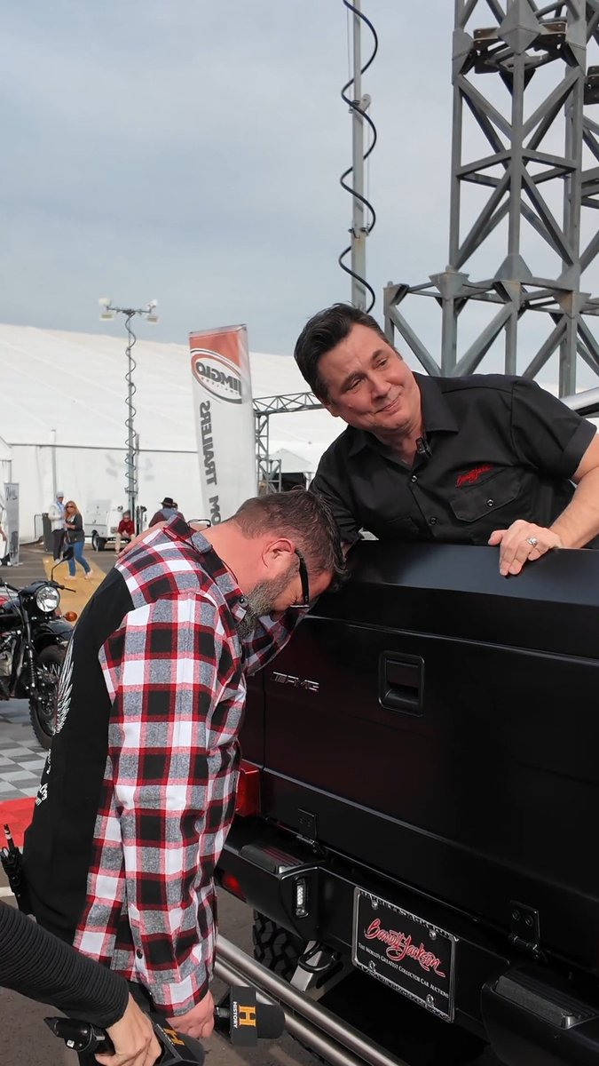 This Mercedes G-Wagen 6x6 is hiding a big secret - follow along as Rutledge Wood and April Rose check it out in the BluePrint Engines Pre-Staging lanes. @AdamFerrara