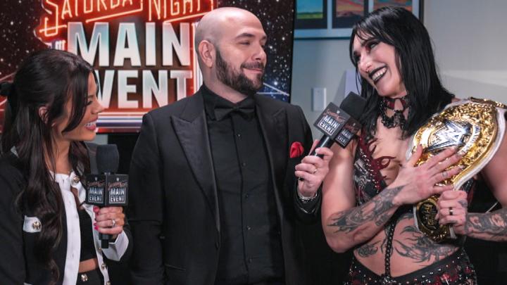 EXCLUSIVE: RheaRipley_WWE doesn’t care who wins the 2025 #RoyalRumble as she will face any Superstar at any time. #SNME