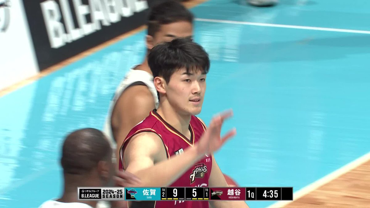 技と身体能力のコンビネーション💫 越谷#18 星川のドライブでエンドワン🔥 星川堅信 越谷アルファーズ 📡バスケットLIVEで生配信中 #Bリーグ #りそなグループ