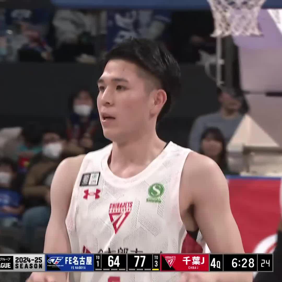 本当に18歳！？ デビュー2戦目から躍動する瀬川琉久🔥🔥 千葉ジェッツふなばし 🛫PAINT IT JETS✨ 千葉J#5 瀬川 琉久（PG｜184cm） GAME2：9 PTS｜1 3FGM｜2 AST｜1 BLK｜14:48 MIN 【vs FE名古屋】 #Bリーグ #りそなグループ