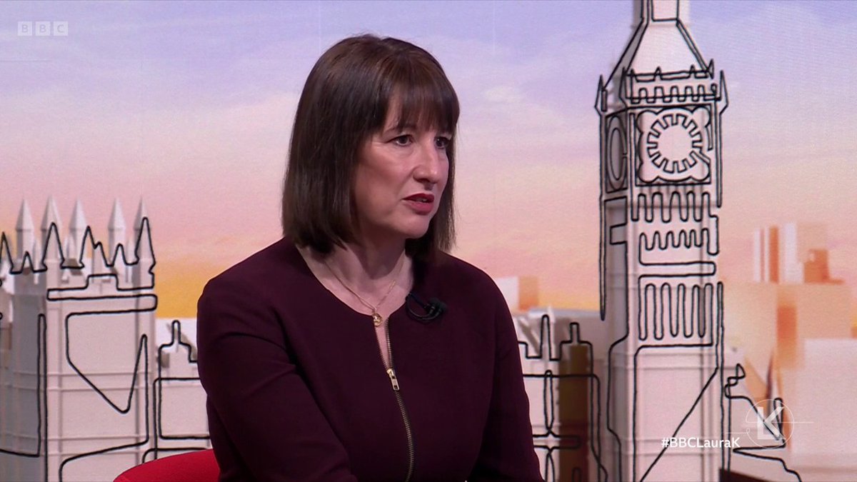 "You will see the plans [for Heathrow] when we set them out" Chancellor Rachel Reeves refuses to rule out a third runway at Heathrow Airport but says the government are "getting on and delivering" #BBCLauraK