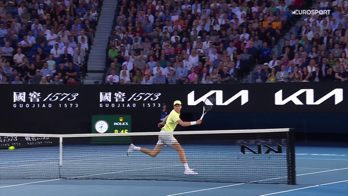 The net coverage... Welcome back Roger Federer