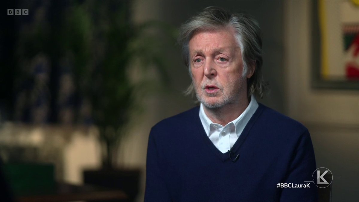 "Somebody’s getting paid, so why shouldn’t it be the guy who sat down and wrote 'Yesterday'?" Sir Paul McCartney tells #BBCLauraK his concerns about the risks to young musicians from Artificial Intelligence
