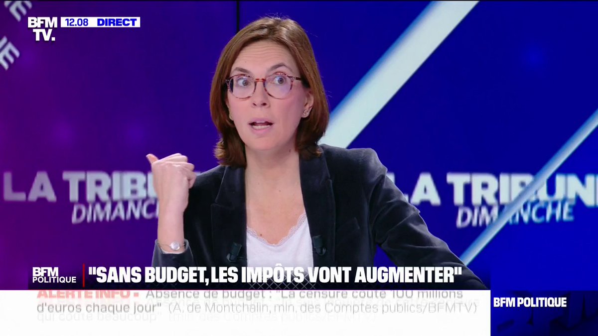 Amélie de Montchalin estime que "le budget voté par le Sénat ne remplit pas la condition d'être le budget du compromis"